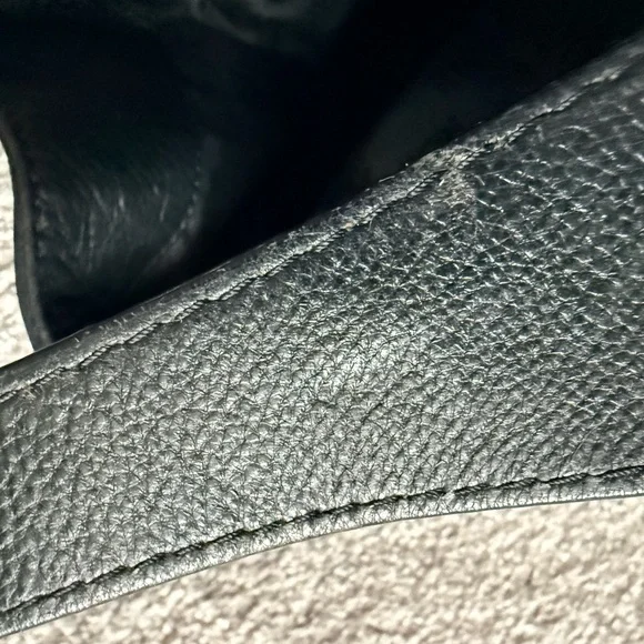 Michael Kors Black Shoulder Bag with Gold Accents - Picture 16 of 16